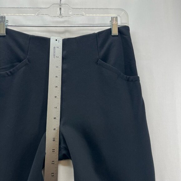 Maeve by Anthropologie Pull On Pants Womens S High Rise Stretch Split Hem Black - Picture 8 of 11